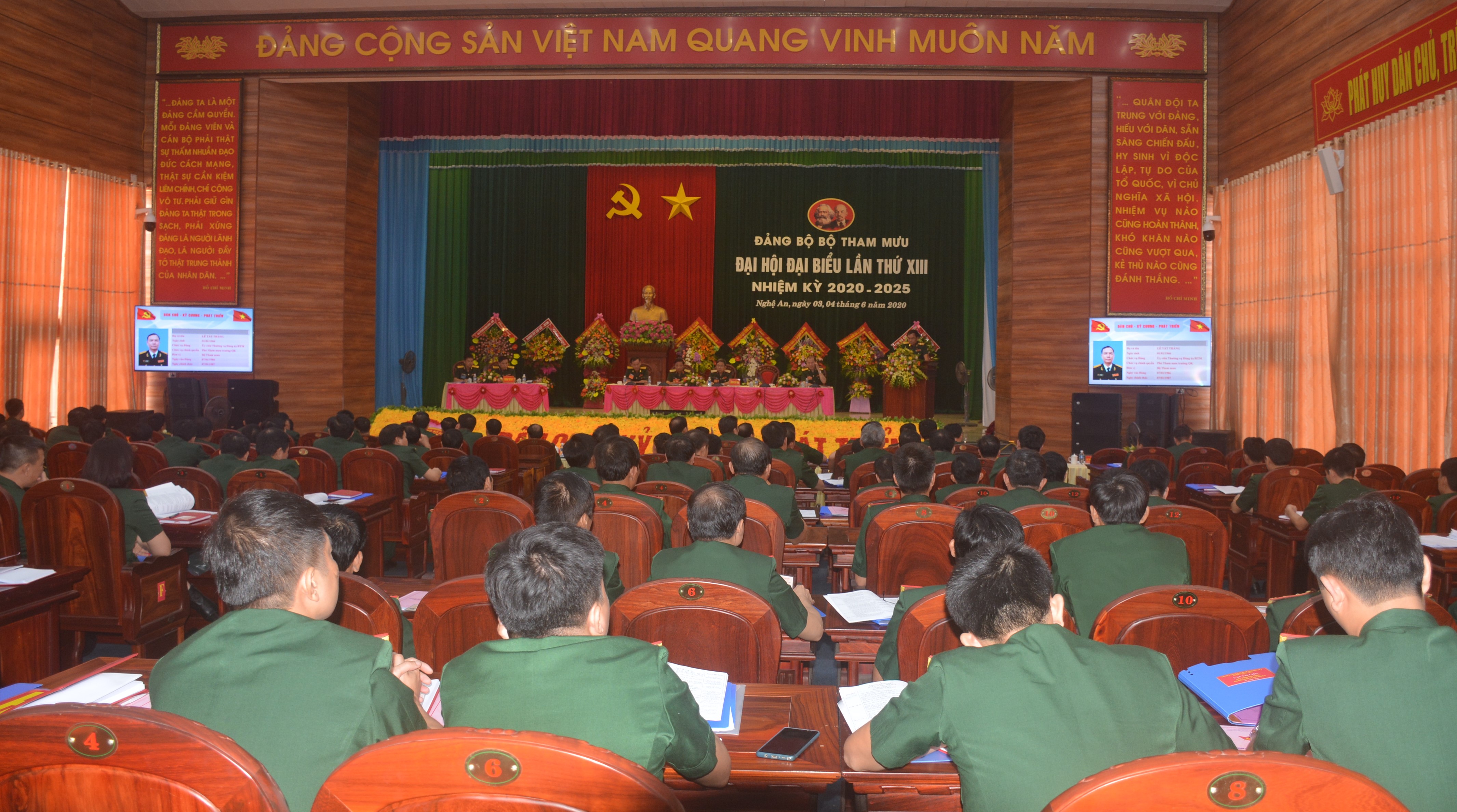 Đại hội đại biểu Đảng bộ Bộ Tham mưu Quân khu 4 lần thứ XIII, nhiệm kỳ 2020-2025